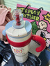BABLOV花伴森霸氣杯大容量保溫杯畢業(yè)節(jié)日禮物多巴胺配色水杯夏季保冷杯 奶油蘋果派1250ml 曬單實拍圖