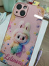 可愛漢堡拉布布適用iPhone15/16手機(jī)殼蘋果14/13promax網(wǎng)紅12/11 玫瑰粉【AC1星星拉布布】裸機(jī)手感金屬漆玻璃 iPhone6 曬單實(shí)拍圖