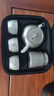 銀蟻（SILVERANT） 純鈦戶外旅行茶具套裝送禮品西施壺帶濾網(wǎng)鈦合金功夫茶壺具茶杯葉罐煮泡茶刻字 圓柄鈦晶西施壺五件套 曬單實(shí)拍圖