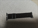TULX新質(zhì)感尼龍編織磁吸表帶適用于蘋(píng)果手表s9/s78SE2watch6543SE 彩點(diǎn)黑 iwatch789代 【41mm】不是手表 曬單實(shí)拍圖