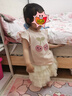戴維貝拉（DAVE＆BELLA）女童半裙套裝休閑兒童衣服寶寶上衣短裙兩件套夏季新款童裝 粉色【現貨】 100 cm（建議身高90-100cm） 曬單實(shí)拍圖