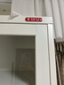 阿格貝貝鋼制書柜帶玻璃門防塵書柜落地一體家用圖書館書架收納置儲物柜 鋼化玻璃款 【六層】2米高0.8米寬 曬單實拍圖