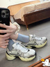 耐克（NIKE）V2K Run女鞋復(fù)古運(yùn)動(dòng)鞋厚底透氣老爹鞋舒適跑步鞋低幫休閑板鞋 FD0736-100 38 曬單實(shí)拍圖
