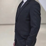 羅蒙西服套裝男士修身職業(yè)正裝西裝套裝商務伴郎服新郎服結(jié)婚禮服男裝 曬單實拍圖