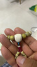 心佑天然猛犸牙冰料三通綠松石南紅 小金剛星月菩提百香籽佛頭配飾品 冰料猛犸牙佛頭·約14.5mm 曬單實(shí)拍圖