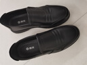 康奈男鞋新款男士商務(wù)休閑皮鞋牛皮套腳舒適一腳蹬男鞋18245067 黑色（5067） 40 曬單實(shí)拍圖