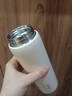 蘇泊爾（SUPOR）保溫杯316L不銹鋼水杯便攜泡茶杯高顏值迷你杯學(xué)生保溫杯車載杯子 慕斯白—常規(guī)款—450ML 曬單實(shí)拍圖