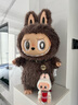 泡泡瑪特POPMART拉布布LABUBU Time to chill zimomo搪膠毛絨玩具公仔玩偶 Zimomo大首領(lǐng)（58cm） 曬單實(shí)拍圖