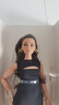 Barbie Basics Model 05 收藏娃娃 黑發(fā) 迷你裙 曬單實(shí)拍圖