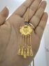 中國黃金龍鳳呈祥黃金項鏈女足金吊墜七夕情人節(jié)禮物送女朋友老婆 足金項鏈【金重約3.4g】 曬單實拍圖