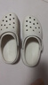 卡駱馳（crocs）厚底云朵洞洞鞋戶外休閑時尚一腳蹬沙灘鞋拖鞋 206750 206750-2Y2 37 -38 曬單實拍圖
