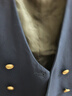 衣諾坊兒童西服馬甲套裝藏青色西裝六一演出服主持人表演禮服 曬單實(shí)拍圖