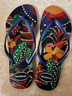 havaianas哈唯納 Tropical印花夾腳人字拖夏季海邊度假平底女士沙灘涼拖鞋 新色4368-海軍/海軍 39-40 巴西碼 曬單實(shí)拍圖