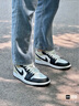 耐克NIKE男子休閑鞋喬丹AJ1 JORDAN 1運動鞋 553558-153米黑40.5 曬單實拍圖
