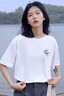 回力正肩短袖女t恤夏季2025新款爆款大碼女裝純棉寬松上衣情侶裝半袖 曬單實(shí)拍圖