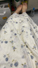 香影玫瑰碎花雪紡半身裙女夏季20254新款氣質(zhì)藍(lán)色海邊垂墜感a字裙 航線藍(lán) L 165/88A/110-125斤 曬單實(shí)拍圖