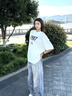 MMLG 87mm 純棉短袖T恤女夏季新款經(jīng)典1987韓系潮牌體恤衫情侶上衣 白色 S 曬單實(shí)拍圖