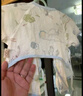 十月結(jié)晶嬰兒半背衣新生兒衣服寶寶純棉網(wǎng)眼短袖上衣夏季薄款A(yù)類0-3月 曬單實(shí)拍圖