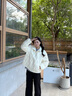 波司登（BOSIDENG）【七夕禮物】25新款輕薄羽絨服女短款立領(lǐng)90絨保暖外套B250135304 【店長推薦】日輝米|7C94 S 160/84A 體重約100-110斤 曬單實(shí)拍圖