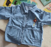 巴拉巴拉童裝寶寶襯衫純棉牛仔外套翻領(lǐng)男女童2025新款秋裝寬松百搭文藝潮 牛仔淺藍88101 110 曬單實(shí)拍圖