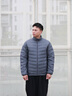 波司登（BOSIDENG）25年新款輕薄羽絨服男短款90絨三防面料保暖內(nèi)膽外套 幻影灰8243-格雷系 L 180/100A 體重約140-155斤 曬單實(shí)拍圖