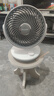 夏普（SHARP)小風(fēng)鈴空氣循環(huán)扇電風(fēng)扇家用小型桌面臺(tái)式宿舍臥室辦公室靜輕音抑菌扇葉搖頭臺(tái)扇PJ-CA230B-A 曬單實(shí)拍圖