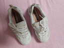 斯凱奇（Skechers）女鞋厚底增高老爹鞋百搭休閑鞋耐磨透氣運(yùn)動(dòng)鞋女 WTRG白/金 35.5 曬單實(shí)拍圖