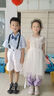 童槐六一兒童演出服女童舞蹈蓬蓬裙男童禮服小學(xué)生畢業(yè)大合唱表演服裝 女童雪花紗裙+發(fā)箍 120 曬單實(shí)拍圖