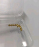 喜上眉梢足金999轉(zhuǎn)運(yùn)珠3D硬金拋光面珠磨砂路路通DIY配飾散珠送禮女 4mm光珠【約0.8g】多顆重版 曬單實(shí)拍圖