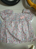 戴維貝拉女童七分褲套裝夏裝兒童上衣兩件套寶寶亞麻衣服 曬單實(shí)拍圖