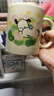 高顏值卡通陶瓷杯套裝耐高溫學(xué)生餐杯辦公室家用情侶杯卡通水杯 郁金香翹屁股小狗【單杯無蓋】 1個 350ml 曬單實拍圖