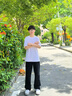 izzue IT黑色直筒牛仔褲男2025夏季新款寬松垂感百搭純棉潮牌褲子 曬單實拍圖