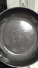 王源吉鑄鐵平底鍋煎鍋早餐鍋生鐵古法炒菜鍋無(wú)涂層牛排煎盤煎餅鍋 鑄鐵煎鍋（玻璃蓋）26cm 曬單實(shí)拍圖