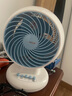 愛(ài)麗思日本空氣循環(huán)扇家用靜音電風(fēng)扇小型搖頭臺式渦輪對流扇M15C 藍色-M15C 曬單實(shí)拍圖