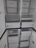 美的（Midea）首創(chuàng)45cm超薄嵌入餐邊柜家用客廳冰箱左餐右廚大容量底部散熱十字四開門國家補貼BCD-427WUSGPZM 曬單實拍圖