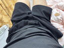 GXG男裝夏新款多色精致繡花標休閑百搭男直筒短褲 黑色 185/XXL 曬單實拍圖