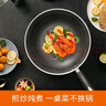 蘇泊爾（SUPOR）炒鍋家用316L不銹鋼防粘鍋煎炒鍋少油煙不易粘鍋燃氣電磁爐通用 【1~2人使用-蜂窩雙面不粘】 30cm 曬單實拍圖