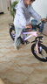 永久（FOREVER）兒童自行車(chē)女學(xué)生6-12歲到18歲山地車(chē)男女小孩變速碟剎青少年大童 粉紫【三刀輪】鋼架+后座+LED燈 【20寸丨變速】適合135-155cm 曬單實(shí)拍圖