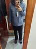 羅蒙（ROMON）短款連帽羽絨服男2024秋冬新款百搭休閑時尚加厚保暖羽絨外套 霧霾藍(lán) L 175 (建議115-130斤) 曬單實拍圖