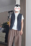KOLON SPORT/可隆多口袋馬夾 男子戶外運動網(wǎng)眼拼接外套無袖上衣 LHVT5MTK25-BK 黑色 XL 180/100A 曬單實拍圖