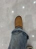UGG男女同款厚底輪胎底懶人鞋明星同款1155650栗色/陶土褐白色 38 曬單實(shí)拍圖