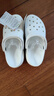 經(jīng)典云朵洞洞鞋夏季女鞋增高透氣沙灘鞋拖鞋涼鞋休閑CORCS CROCS 云朵白色 35 =W5（220mm） 曬單實拍圖