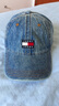 TOMMY JEANS25新款春夏男女純棉美式復古潮流刺繡牛仔鴨舌帽棒球帽13288 牛仔藍1A4 均碼 （頭圍58cm） 曬單實拍圖