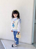 G.DUCKKIDS童裝女童套裝春秋季2025新款中小童女寶寶洋氣時(shí)尚毛衣襯衫三件套 紅花黃色amomcgq 110 (建議身高100cm 4-5歲)cm 曬單實(shí)拍圖