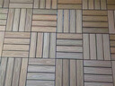 襲美木藝戶(hù)外共擠塑木地板陽(yáng)臺露臺花園改造自鋪木塑板庭院實(shí)木防腐木地墊 碳化棕30*30一平方 不包安裝 平米 曬單實(shí)拍圖
