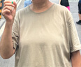 Massimo Dutti新季特惠2025女裝基礎款休閑風(fēng)純色純棉短袖T恤06802206 淺卡其色 XL (CN 175/100A)尺碼偏大 曬單實(shí)拍圖