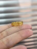 碎冰冰金色銅錢(qián)戒指女2025新款爆款輕奢高級感指環(huán)小眾設計食指戒 五帝錢(qián)戒指 曬單實(shí)拍圖