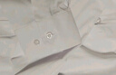 羅蒙（ROMON）純色商務(wù)職業(yè)正裝男士白襯衫工裝外套長袖襯衣男CS108白色XL 曬單實拍圖