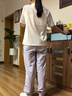 優(yōu)優(yōu)1點（Yoyo one）運動套裝女童2025夏季兒童速干衣短袖女大童訓練服兩件套登山徒步 18828白+16371紫 【運動套裝】 160 160cm 曬單實拍圖