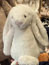 Jellycat害羞乳白色邦尼兔動物毛絨玩偶安撫玩偶娃娃生日七夕情人節(jié)禮物 乳白色 Large 曬單實拍圖